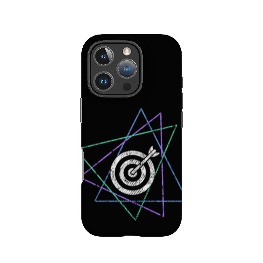 Geometric Bullseye Target IPhone Cases