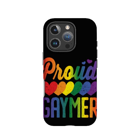 Proud Gaymer Gay Pride Lesbian Rainbow Flag IPhone Cases