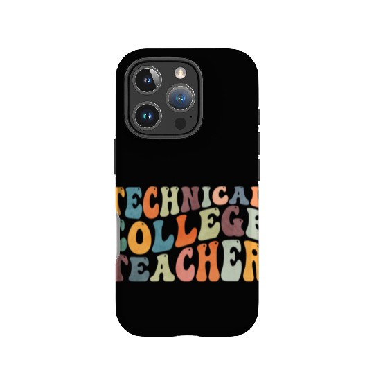 Groovy Technical College Teacher IPhone Cases