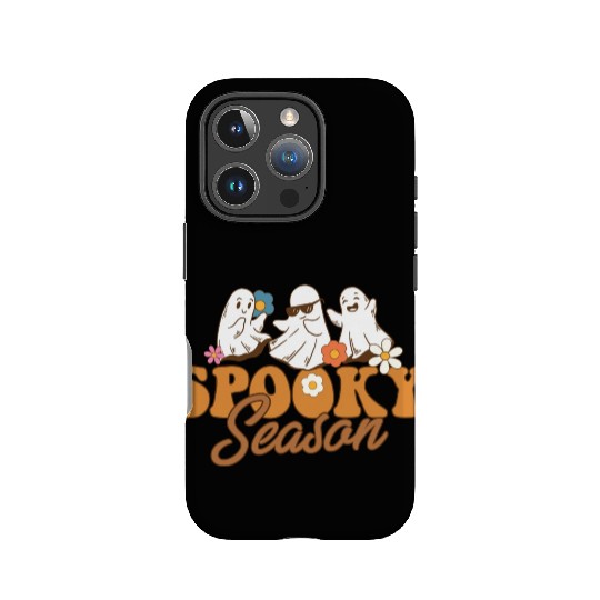 Halloween Spooky Season Boo Ghost Let's Go Ghouls IPhone Cases
