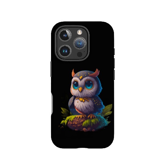 Detailed cute owl design IPhone Cases