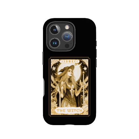 Dark Witch Tarot Card Magic Boho Mystic Celestial IPhone Cases