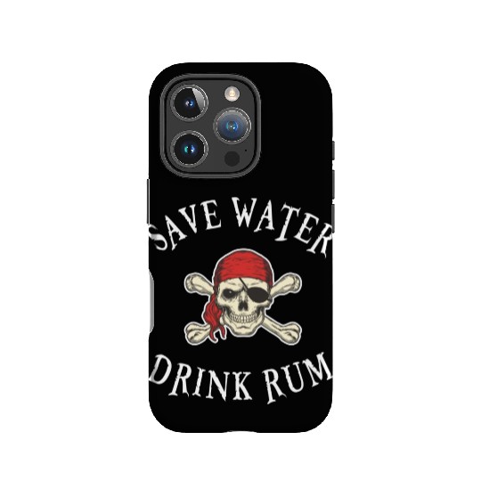 Save Water Drink Rum IPhone Cases