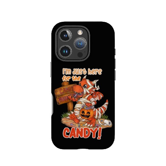 I'm Just Here For Candy Halloween Dragon Mummy IPhone Cases