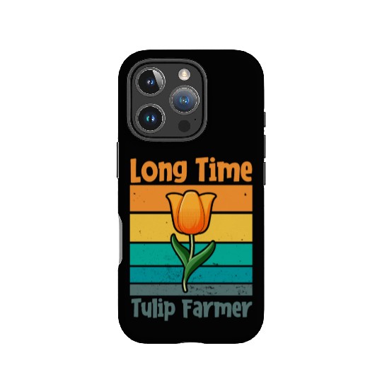 Tulip Gardening Farmer IPhone Cases