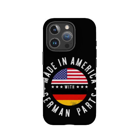 Made in America with German parts Germany pride T IPhone Cases