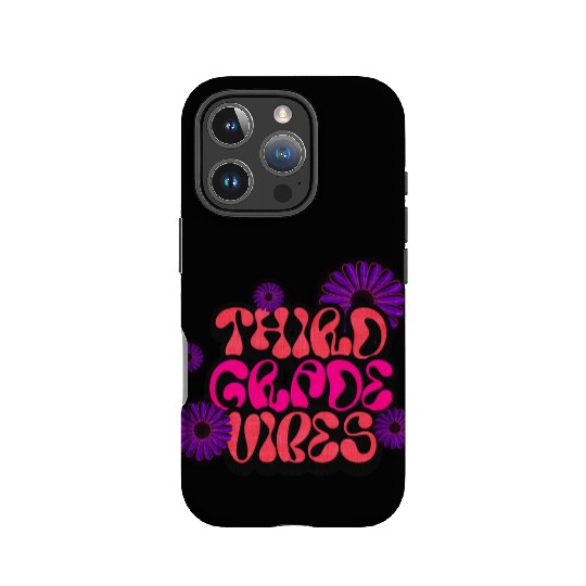 Fourth Grade Vibes for School Guys Neon Colors IPhone Cases