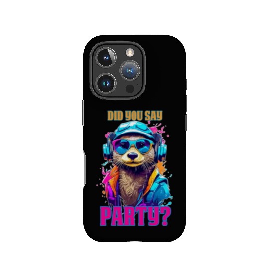Party Otter IPhone Cases