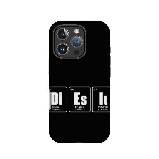 Diesel Periodic Table IPhone Cases
