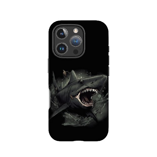Shark attack IPhone Cases