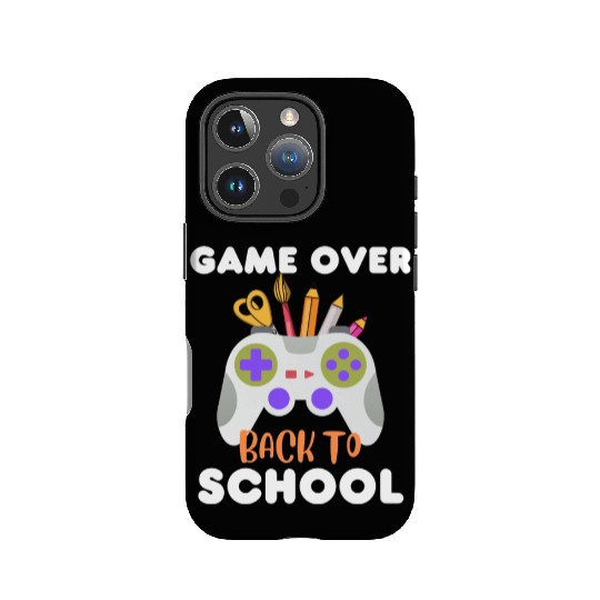 GAME OVER BACK TO SCHOOL IPhone Cases