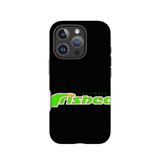 ultimate frisbee green IPhone Cases