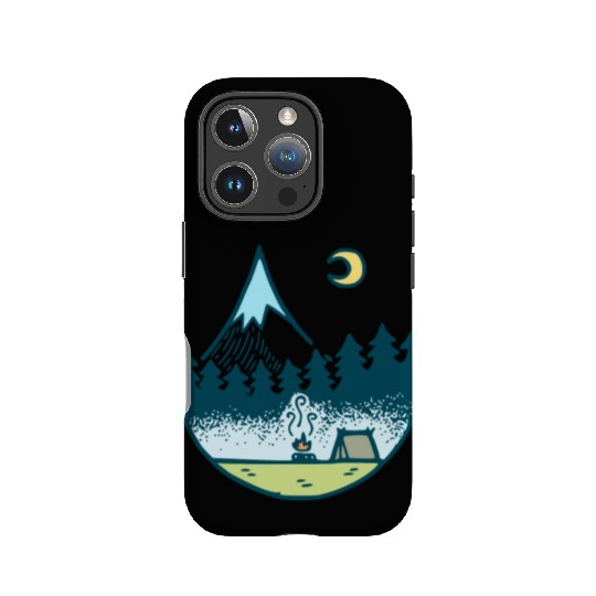 Keep It Simple (Camping At Night) IPhone Cases