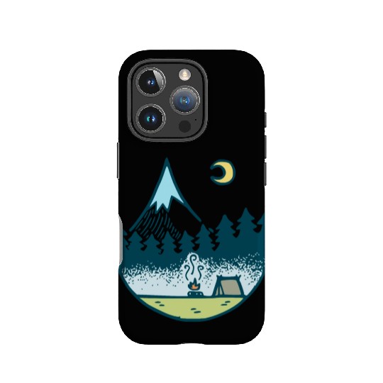 Keep It Simple (Camping At Night) IPhone Cases