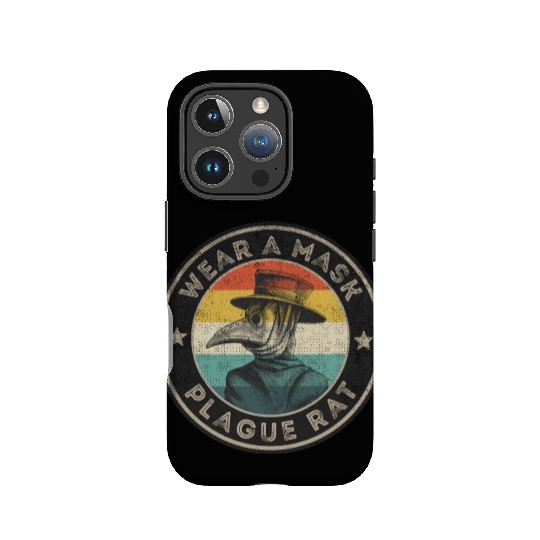 Wear A Mask Plague Doctor Vintage Retro IPhone Cases