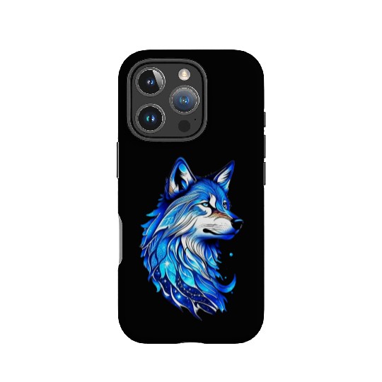 Blue Wolf IPhone Cases