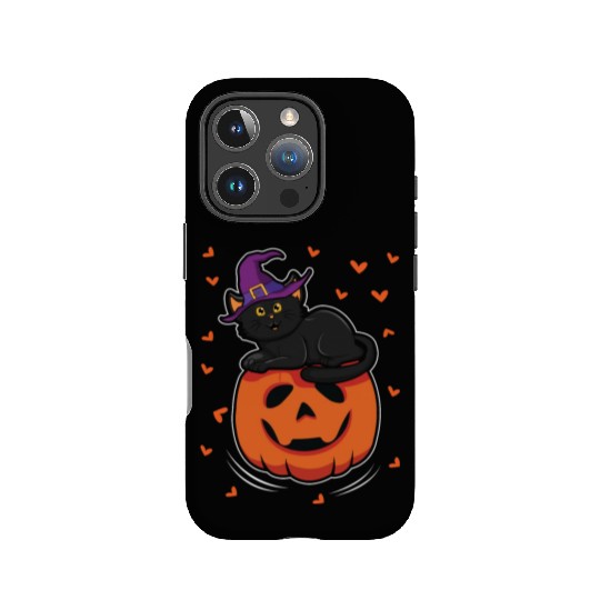 Cat In Pumpkin Cool Creepy Halloween IPhone Cases