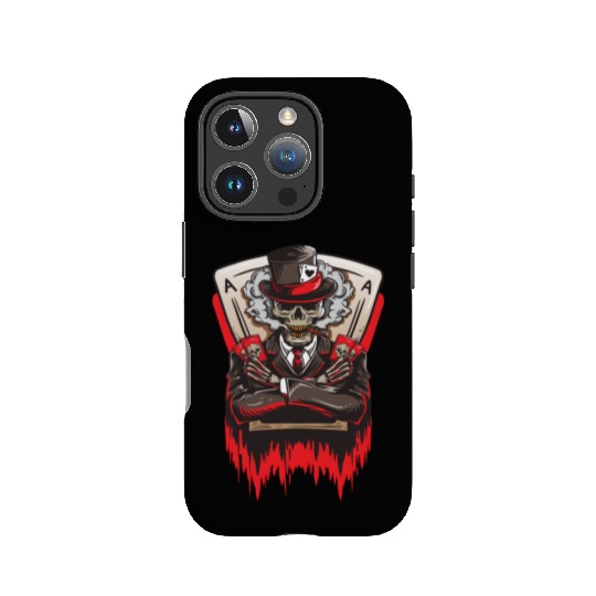 Spades Ace Death Poker Texas Hold'em IPhone Cases