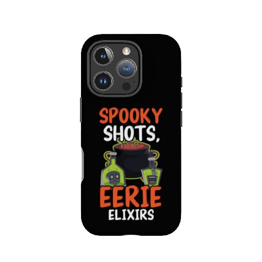 Spooky Shots Eerie Elixirs Bartender Halloween IPhone Cases