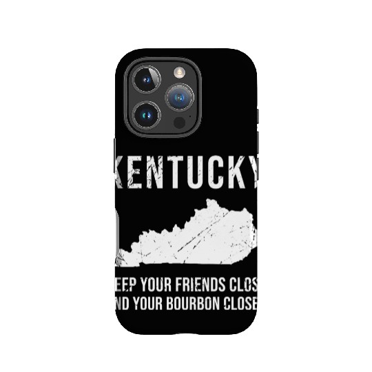 Keep Your Friends Close And Your Bourbon Closer IPhone Cases
