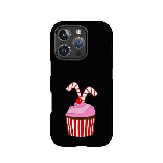 Cupcakes And Candy Canes IPhone Cases