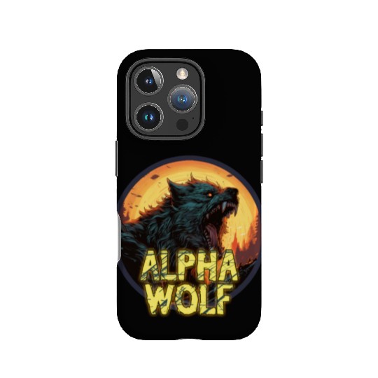 Alpha Wolf IPhone Cases
