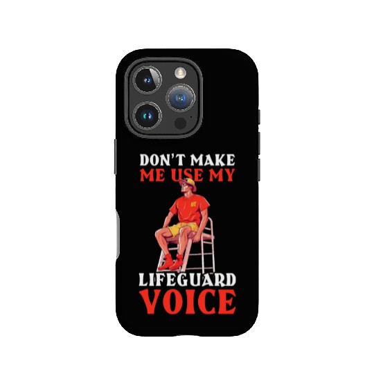 Lifeguard Use My Lifeguard Voice IPhone Cases
