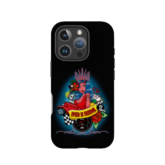 Pin up, Hot rod and Speedometer IPhone Cases