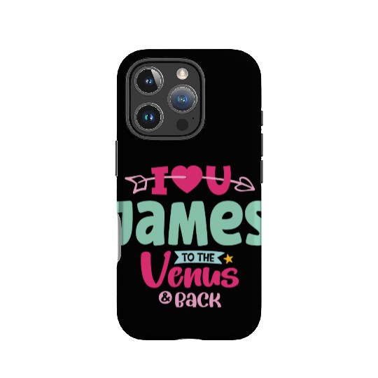 I Love You James Valentines IPhone Cases