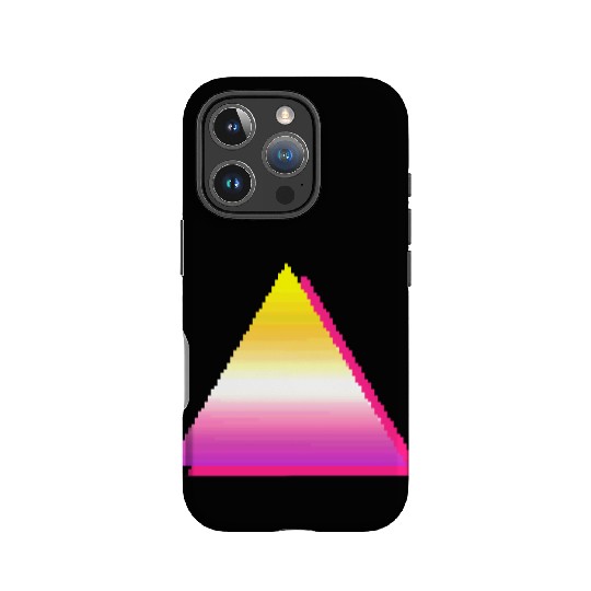 Retro triangle style 80s-90s. IPhone Cases