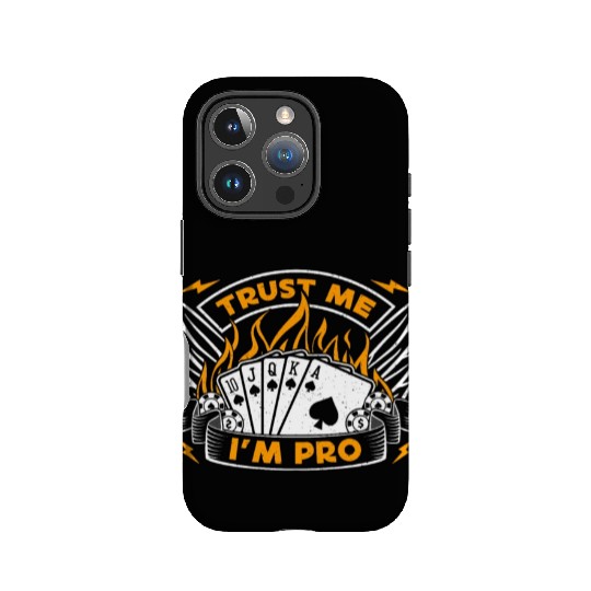 Classic Blackjack Trust Me I'm Pro Loves Card Game IPhone Cases