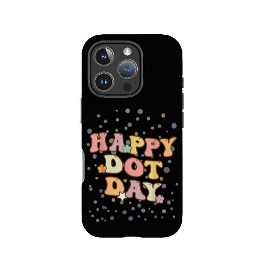 Groovy Happy Dot Day Teacher Kids IPhone Cases