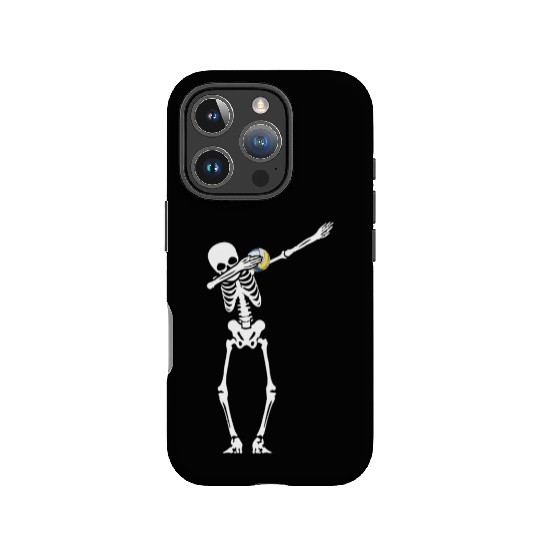 Dabbing Skeleton Playing Volleyball Halloween IPhone Cases
