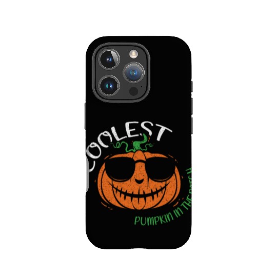 Kids Coolest Pumpkin Cool Lazy Creepy Halloween IPhone Cases