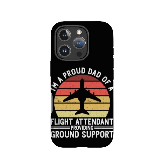 Flight Attendant Dad Airplane Flight Attendant IPhone Cases