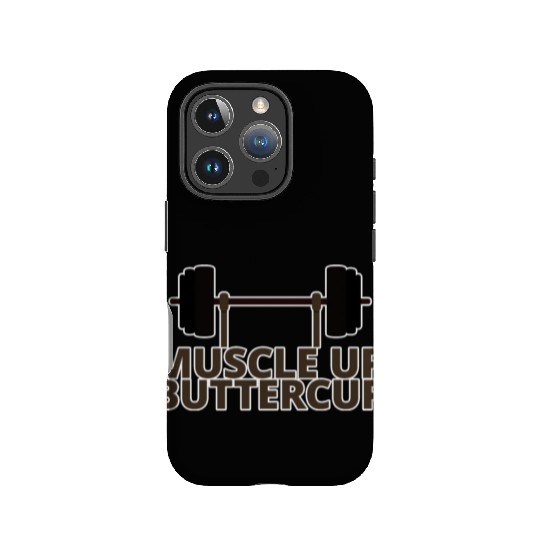 Muscle Up Buttercup 4 IPhone Cases