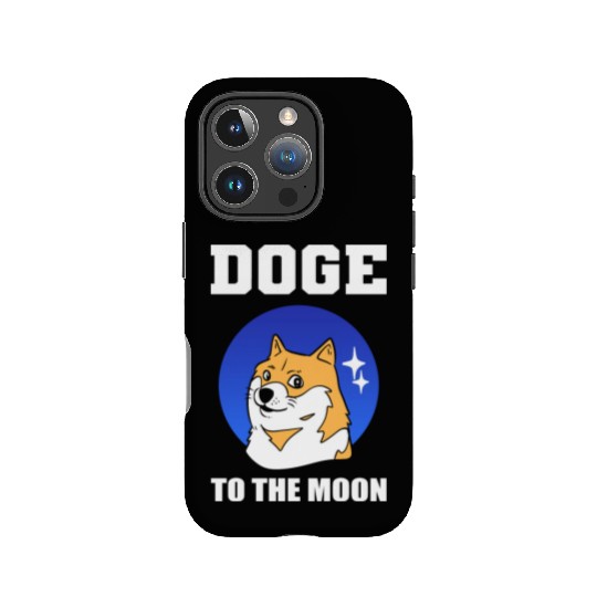 Doge to Moon Astronomer Or Scientist Gift IPhone Cases