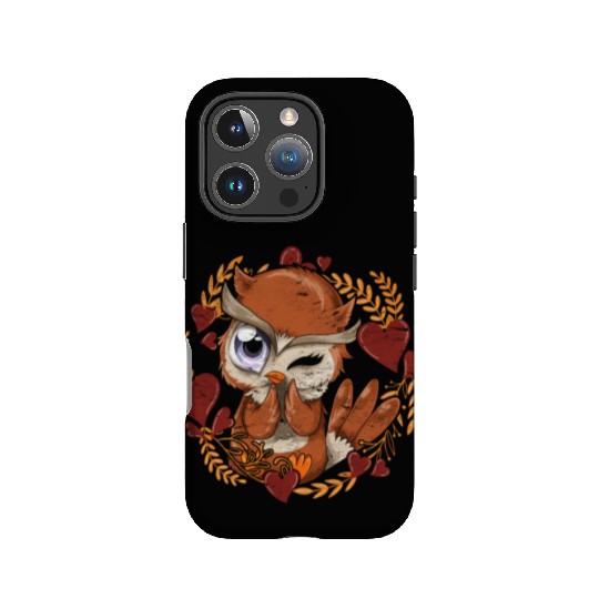 Animal Wise Bird Heart Gift Cute Owl IPhone Cases