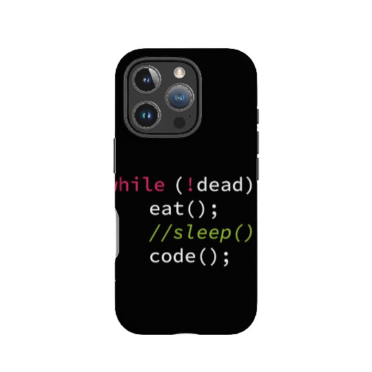 Funny Coding Computer Science Programmer Eat Sleep IPhone Cases