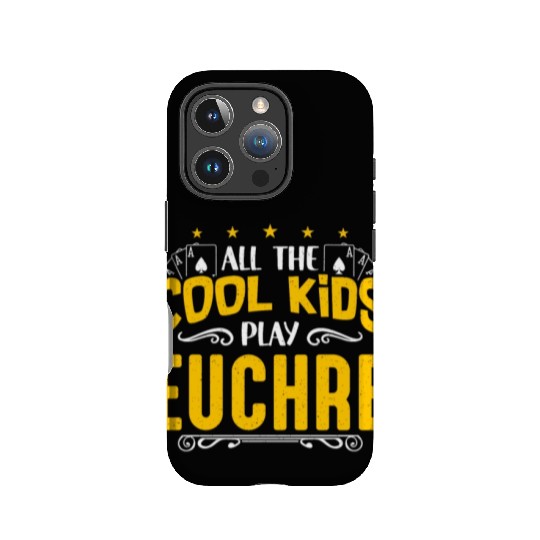 Euchre All The Cool Kids Play Euchre Board Game IPhone Cases