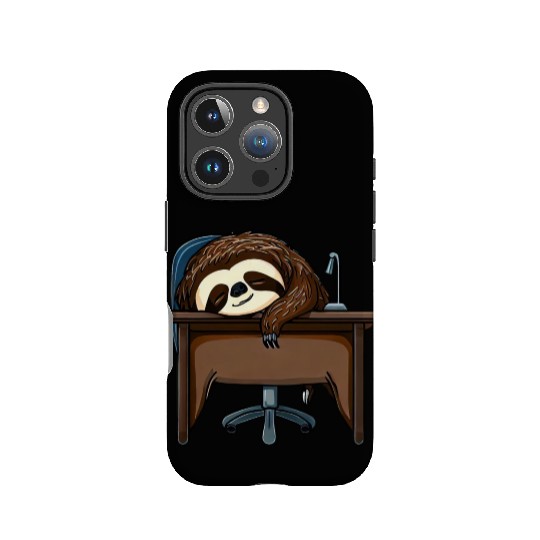 Sloth at the Office: For those who adore lazing IPhone Cases