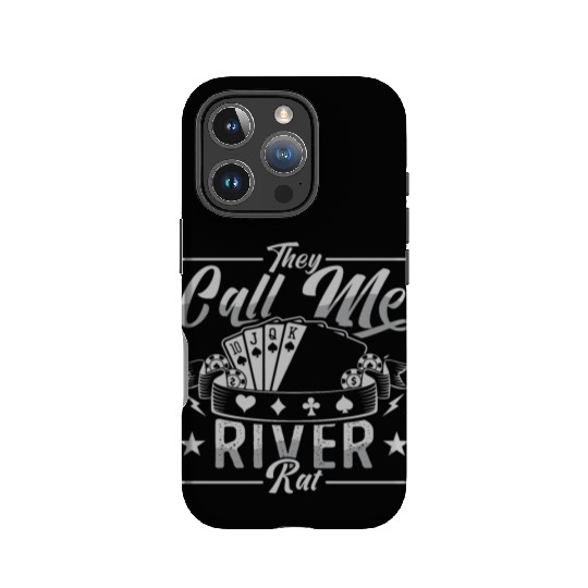 Poker Dice They Call Me River Rat Loves Card Game IPhone Cases