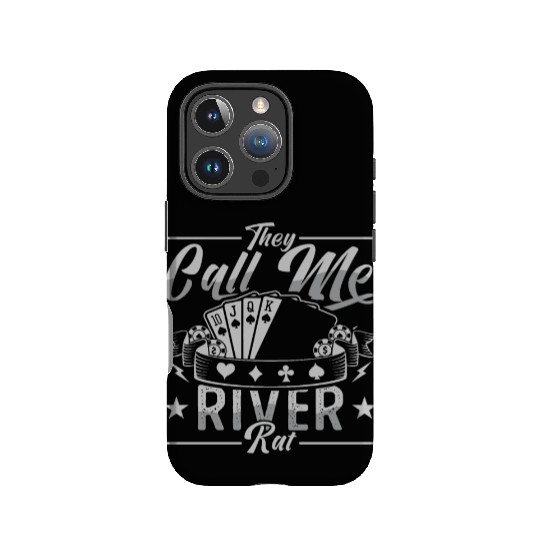 Poker Dice They Call Me River Rat Loves Card Game IPhone Cases