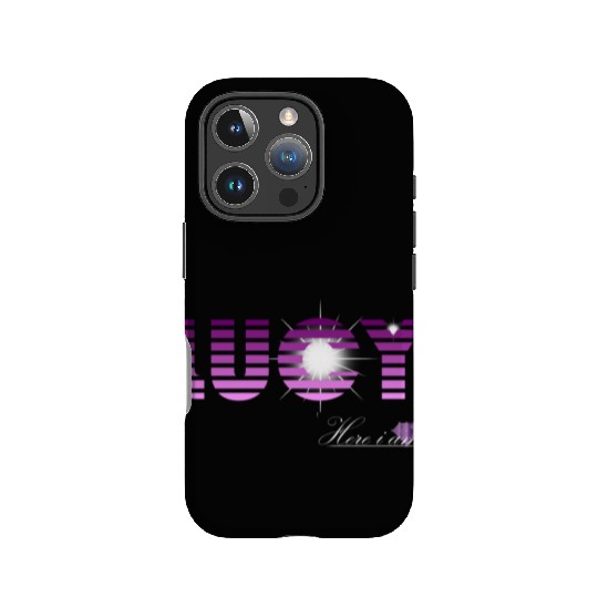Lucy pink and violet - Latin's etymology - Light IPhone Cases
