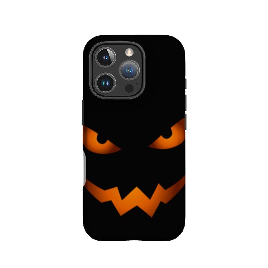 Scary Jack O Lantern Pumpkin Face Halloween IPhone Cases