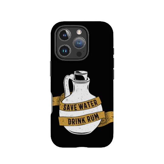 Save Water Drink Rum IPhone Cases