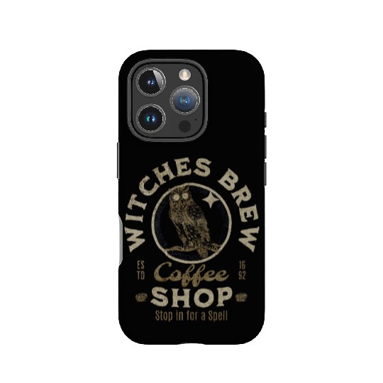 Witches Brew Coffee Shop IPhone Cases