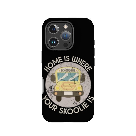 School Bus Conversion Design For A Skoolie Lover IPhone Cases