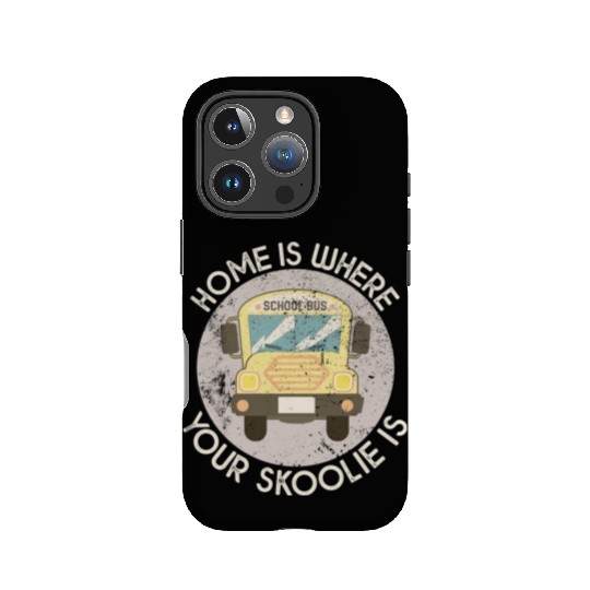 School Bus Conversion Design For A Skoolie Lover IPhone Cases