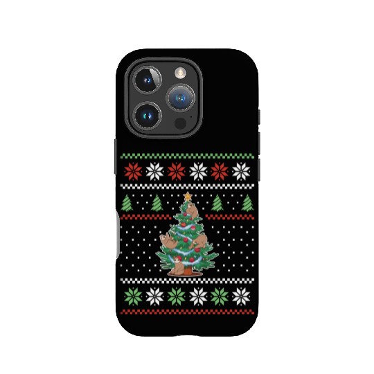 Sloths Christmas Tree Lights Animals Lover Xmas IPhone Cases